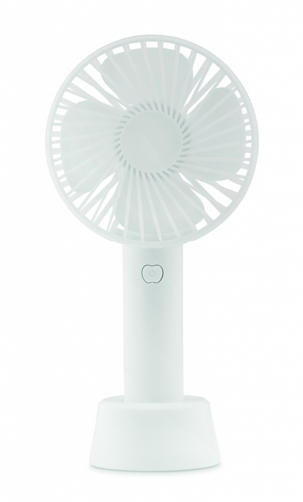 Logo trade business gifts image of: USB desk fan with stand 